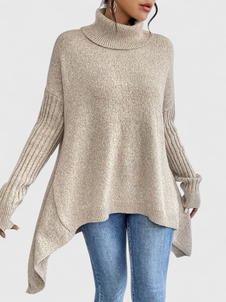 Women's Soft Turtleneck Knit Jumper