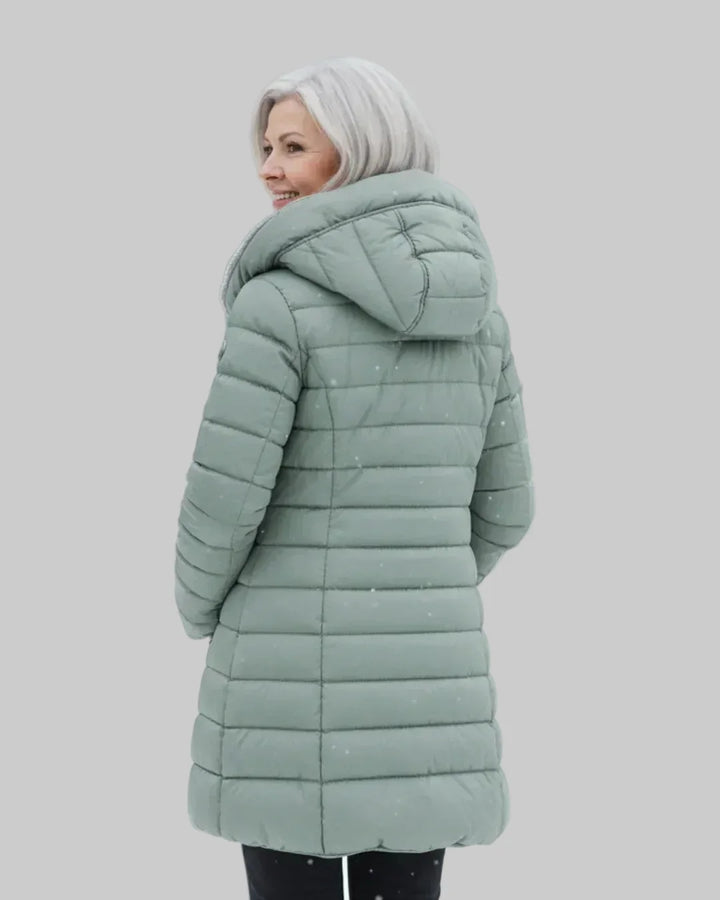 Hooded Quilted Padded Winter Coat