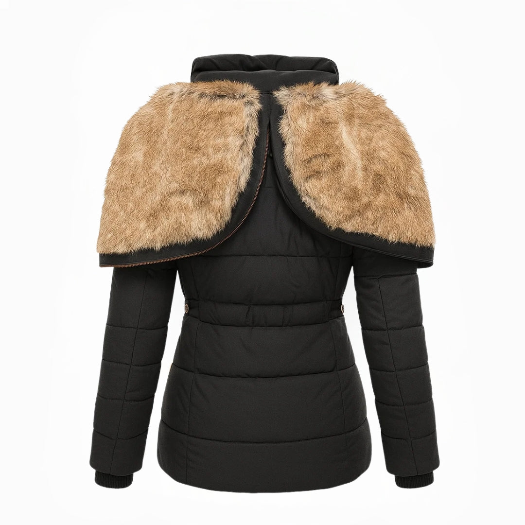 Women's Hooded Quilted Winter Coat