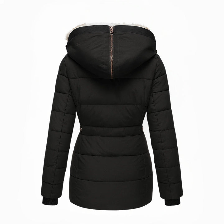 Women's Hooded Quilted Winter Coat