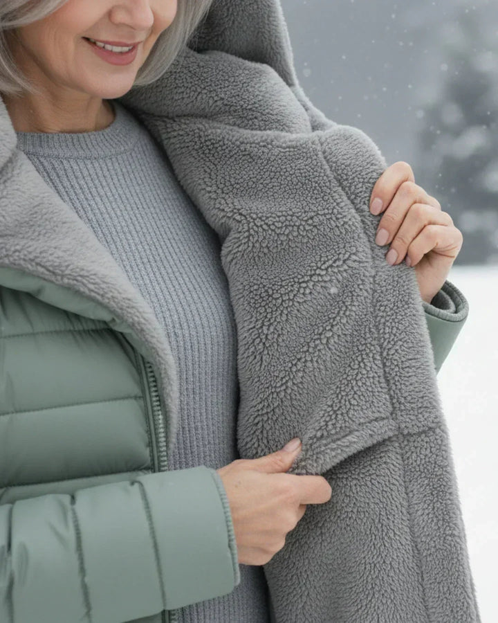 Hooded Quilted Padded Winter Coat