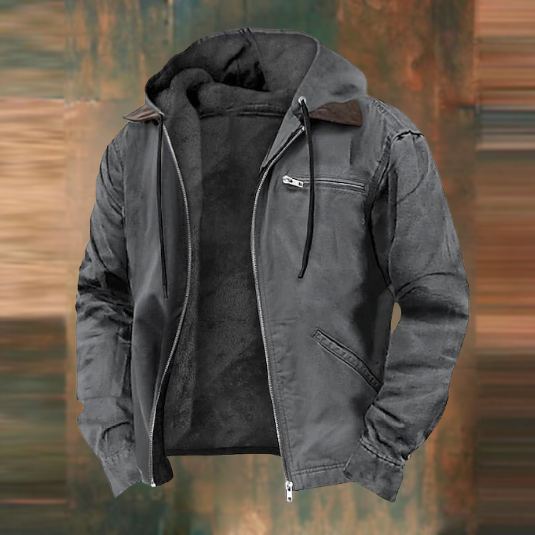 Men’s Hooded Zip-Up Jacket