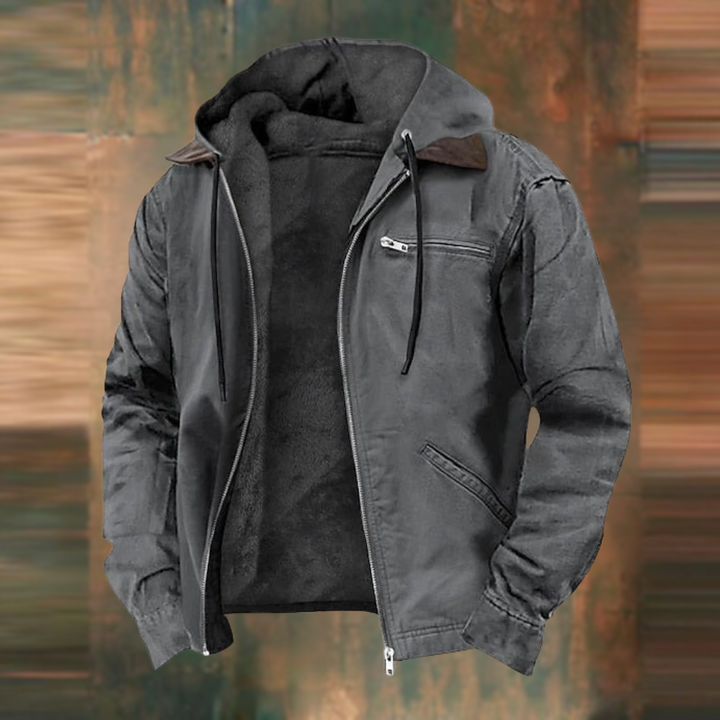 Men’s Hooded Zip-Up Jacket