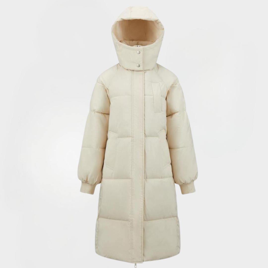 Women's Classic Hooded Long Puffer Coat