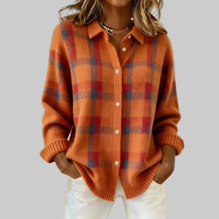 Heritage Check Cardigan