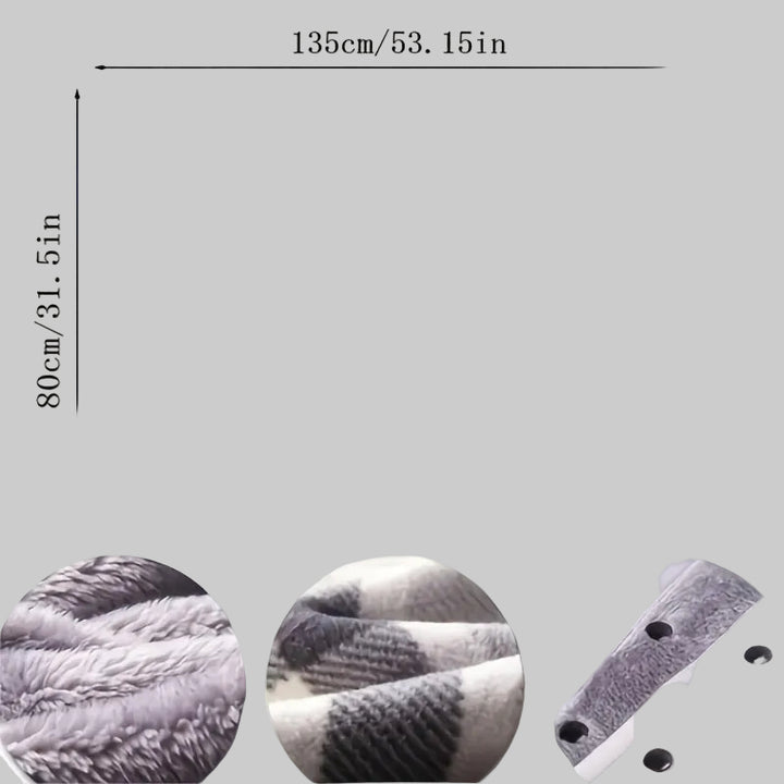 Linnea | Buttoned Wrap Shawl