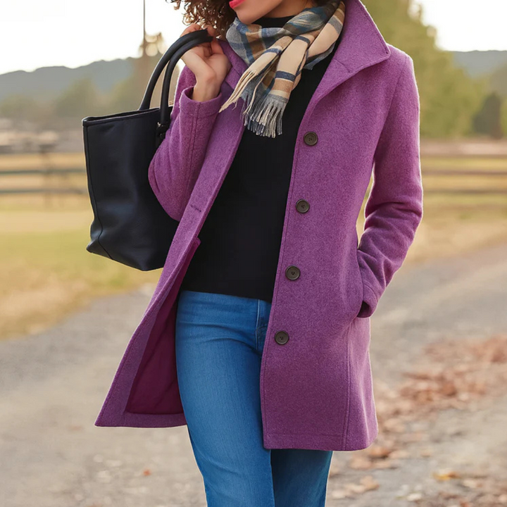 Women's Tailored Single-Breasted Coat