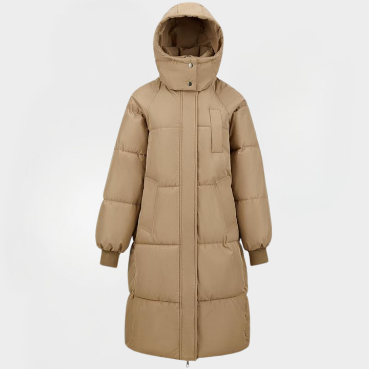 Women's Classic Hooded Long Puffer Coat