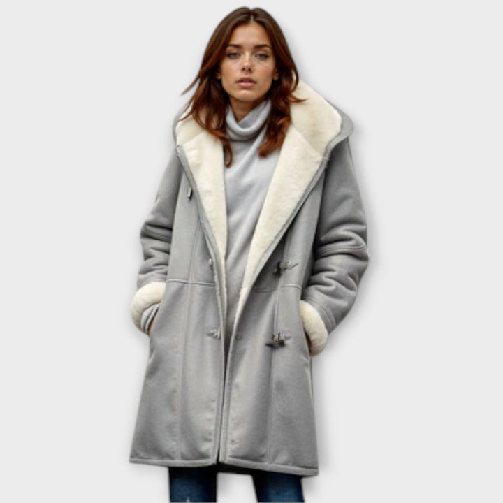 Faux Fur-Lined Winter Coat