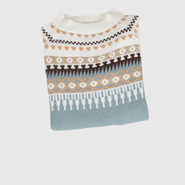 Lightweight Knit Sweater with Textured Pattern