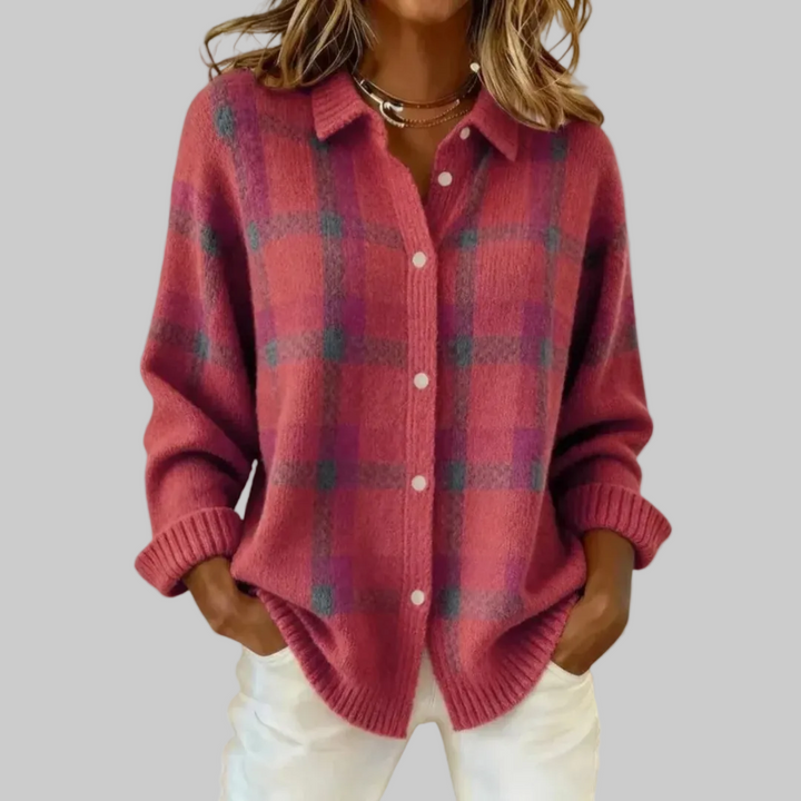 Heritage Check Cardigan