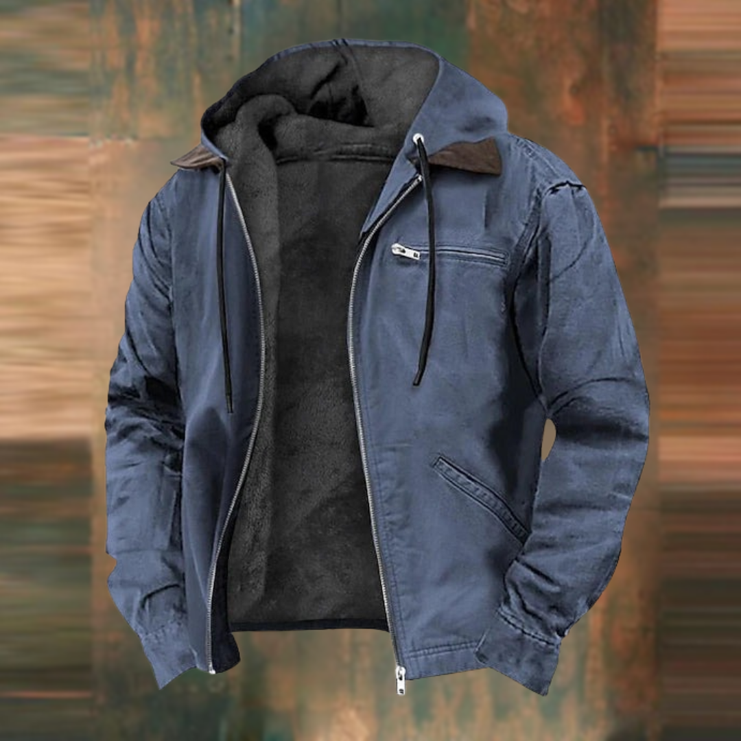 Men’s Hooded Zip-Up Jacket