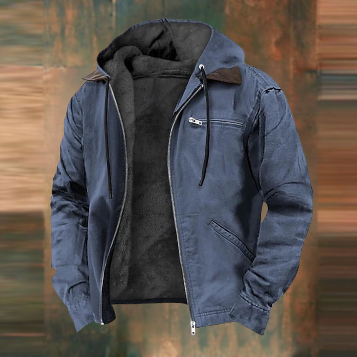 Men’s Hooded Zip-Up Jacket