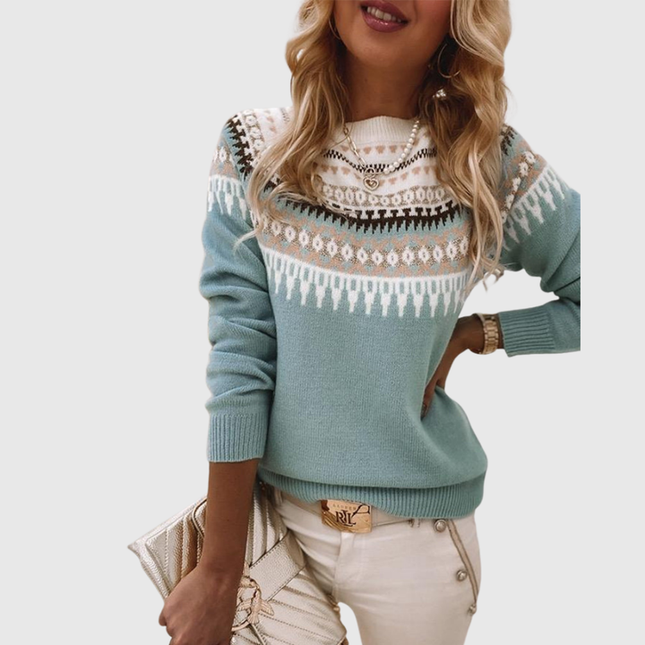 Lightweight Knit Sweater with Textured Pattern