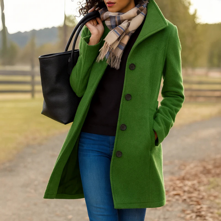 Women's Tailored Single-Breasted Coat