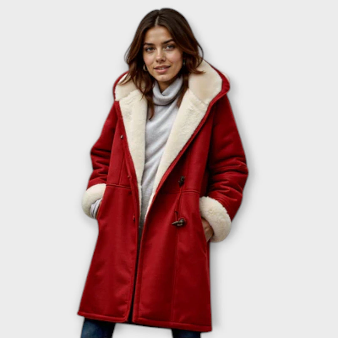 Faux Fur-Lined Winter Coat
