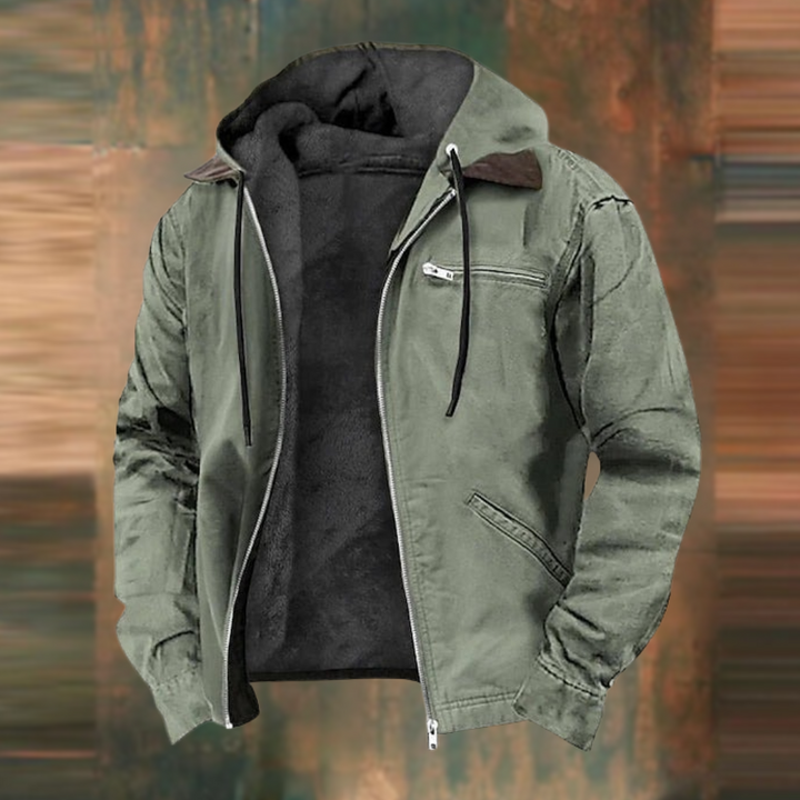 Men’s Hooded Zip-Up Jacket