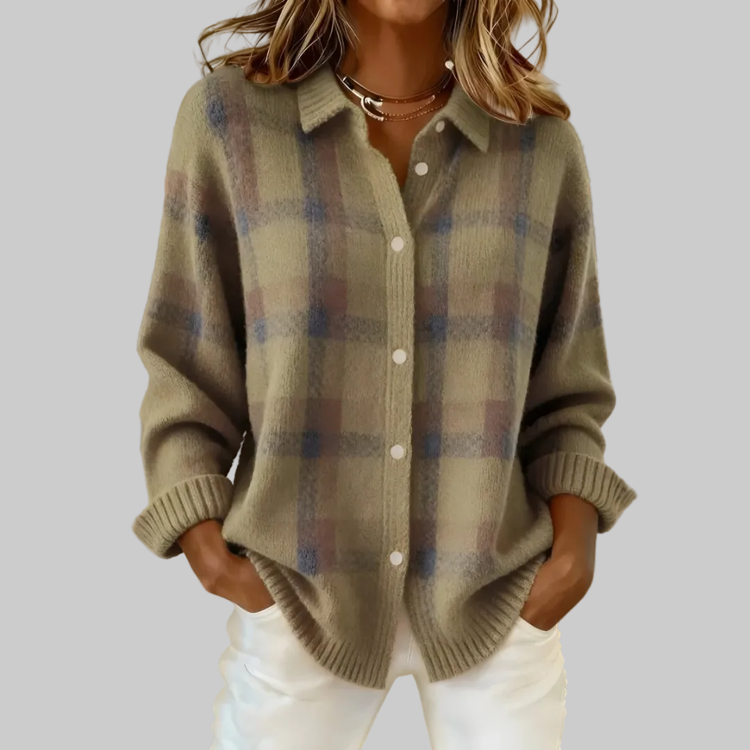 Heritage Check Cardigan