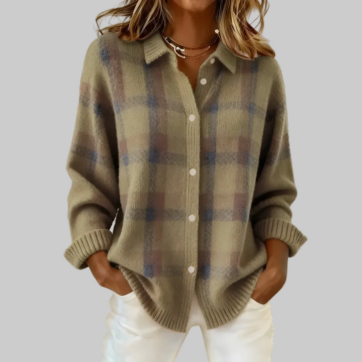 Heritage Check Cardigan