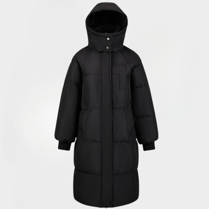Women's Classic Hooded Long Puffer Coat