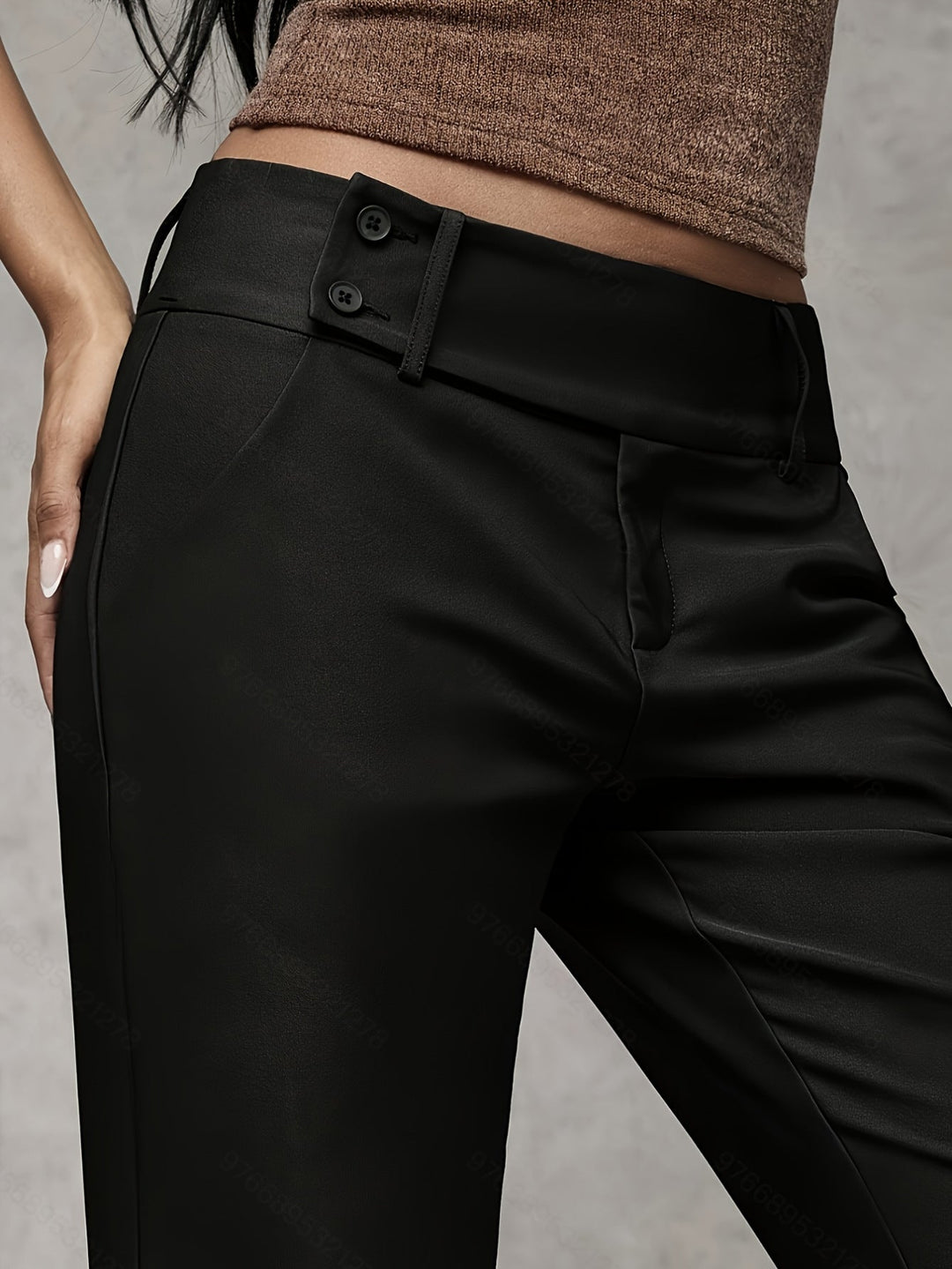 Women’s High-Waisted Wide-Leg Trousers