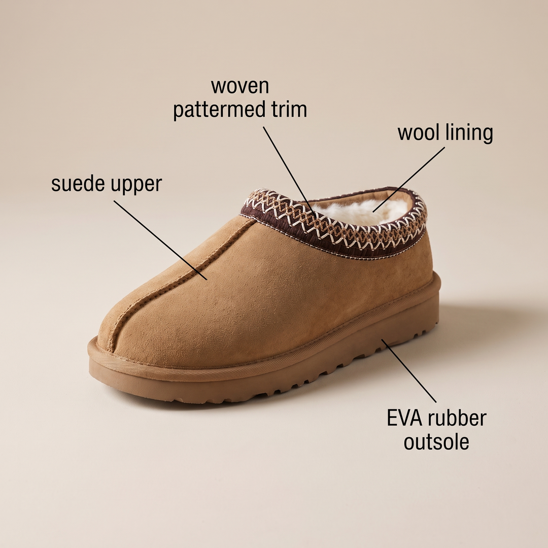 Women's Plush Fur-Lined Slip-On Winter Slippers
