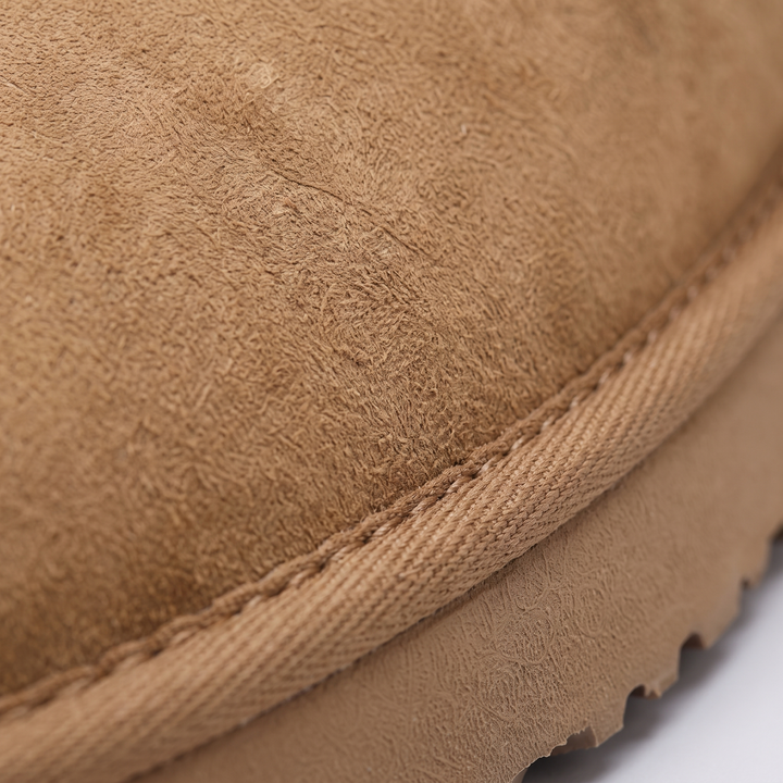Women's Plush Fur-Lined Slip-On Winter Slippers