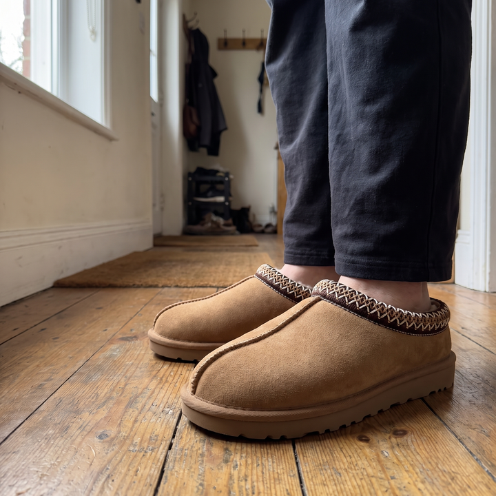 Women's Plush Fur-Lined Slip-On Winter Slippers