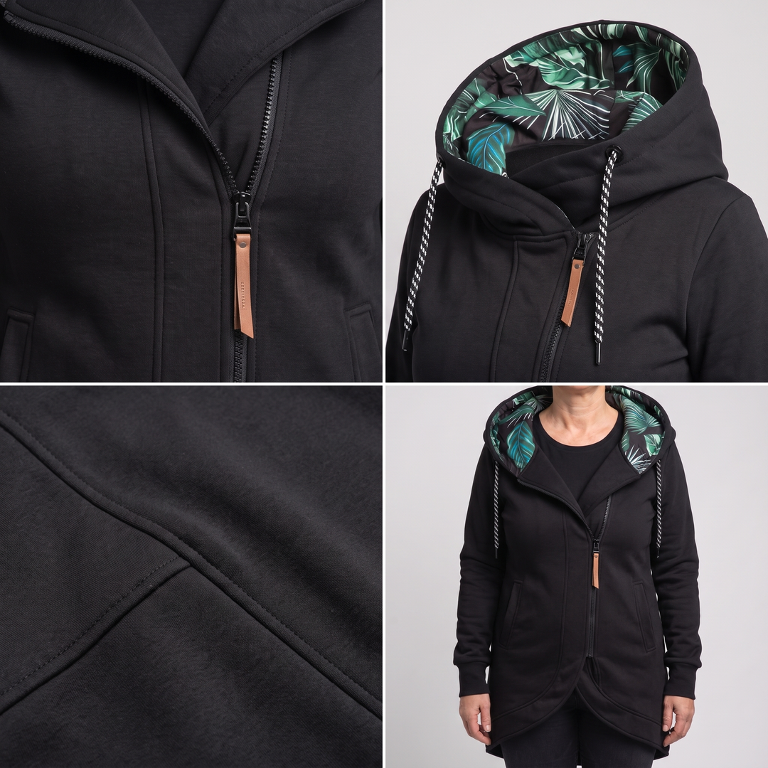 Women's Hooded Zip-Front Winter Parka