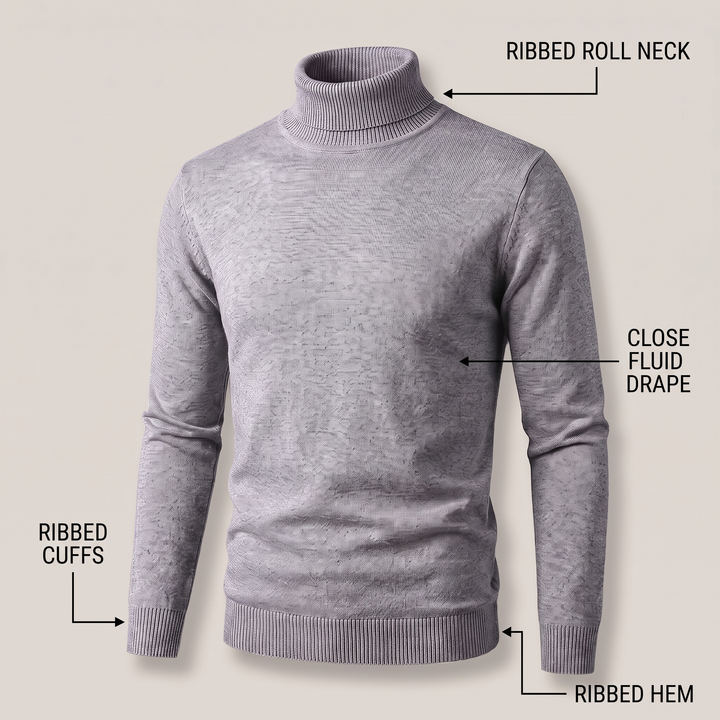 Women's Cashmere Roll Neck Jumper