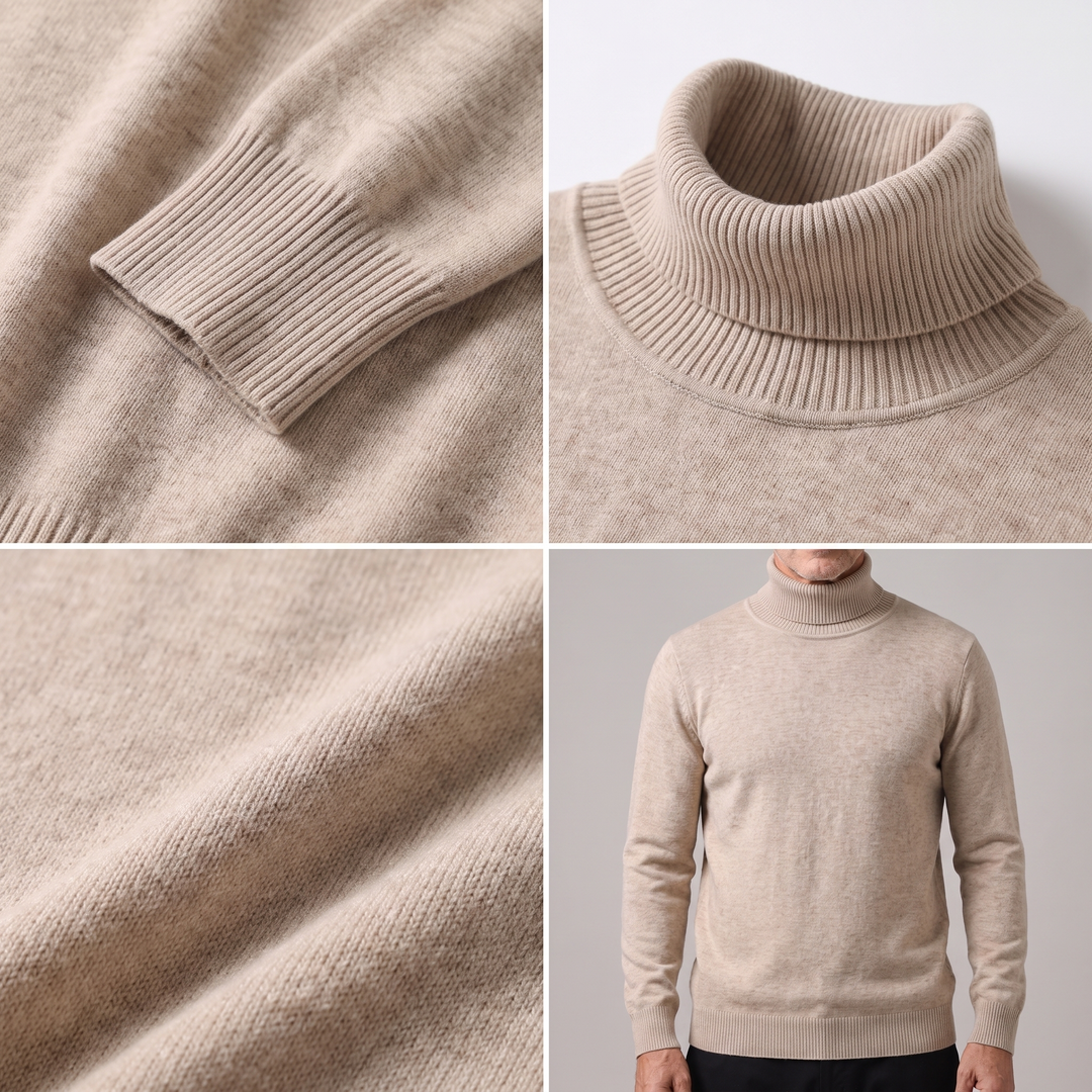 Women's Cashmere Roll Neck Jumper