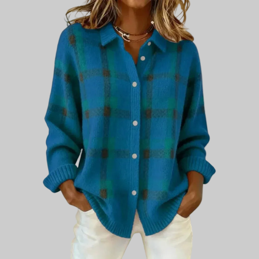 Heritage Check Cardigan
