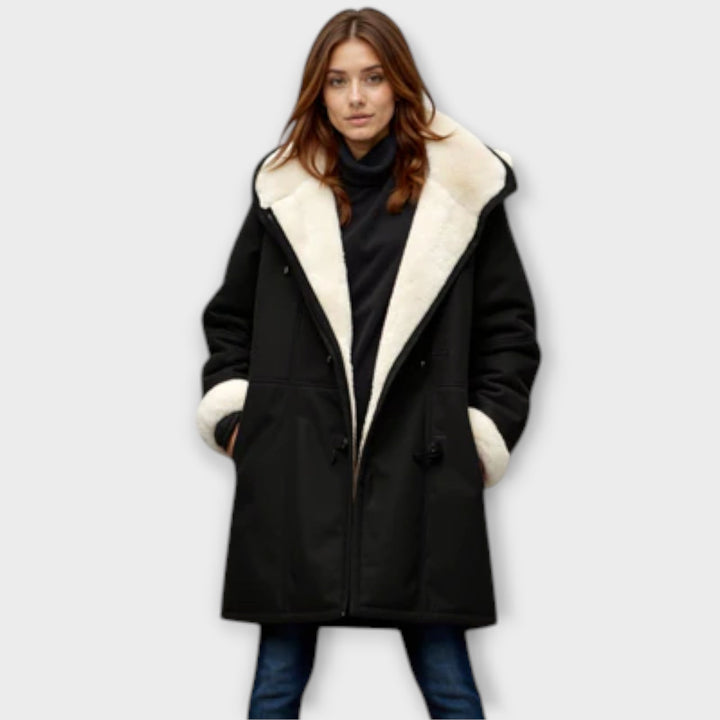 Faux Fur-Lined Winter Coat