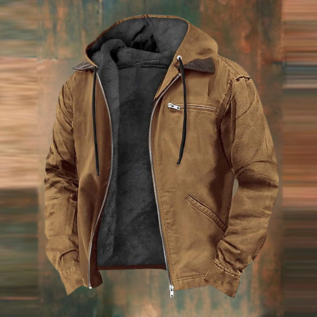 Men’s Hooded Zip-Up Jacket