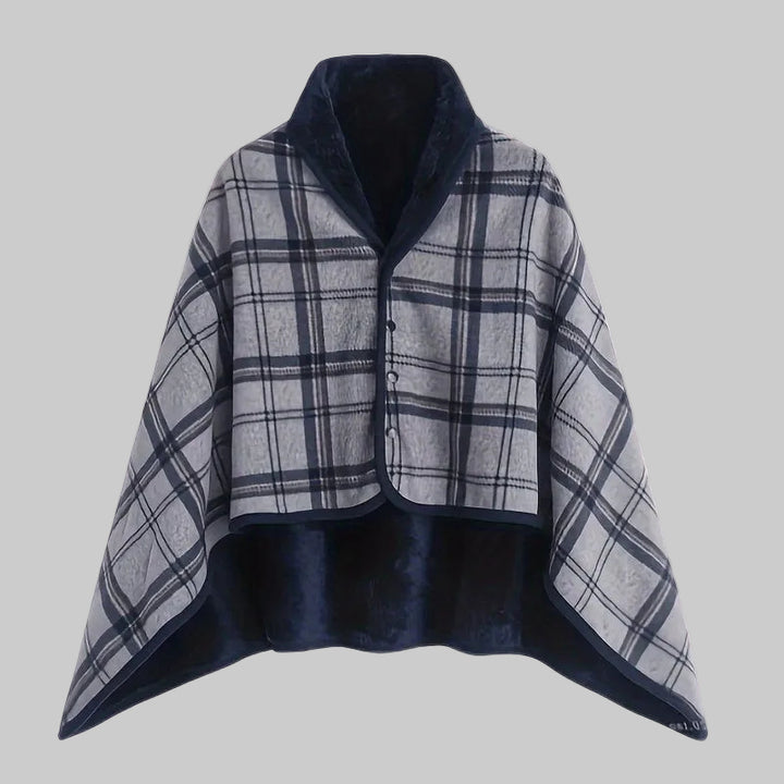 Linnea | Buttoned Wrap Shawl