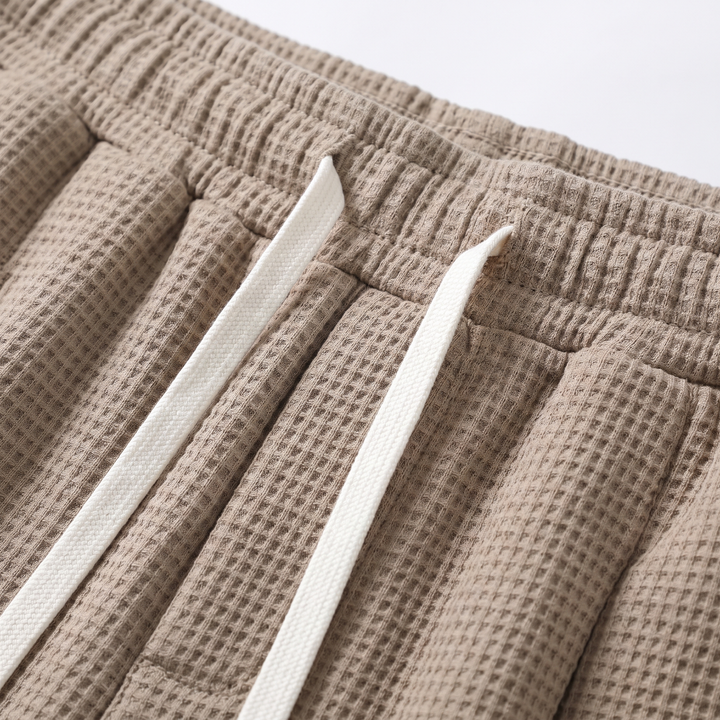 Women's Textured Relaxed Fit Drawstring Trousers