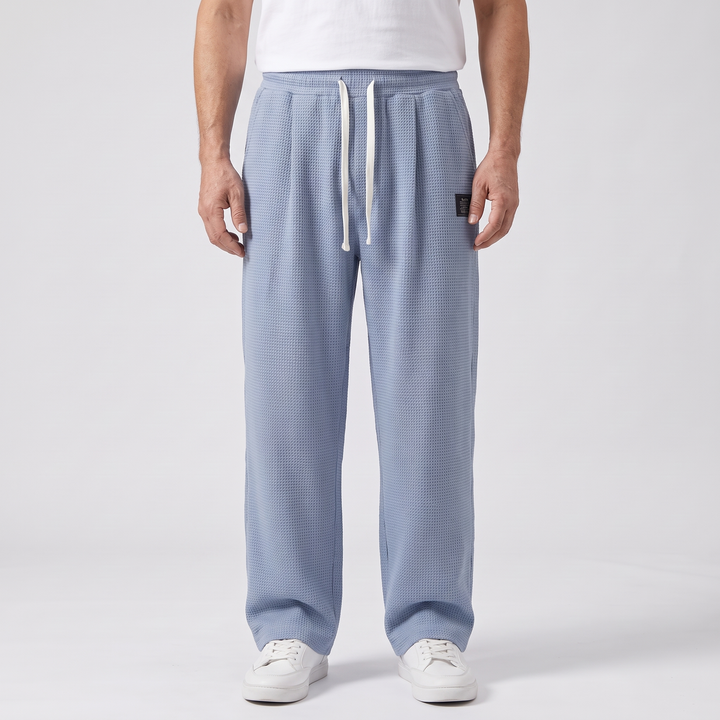 Women's Textured Relaxed Fit Drawstring Trousers