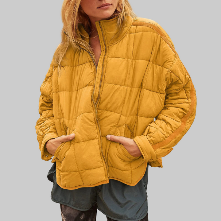 Lightweight Compact Zip Puffer Jacket