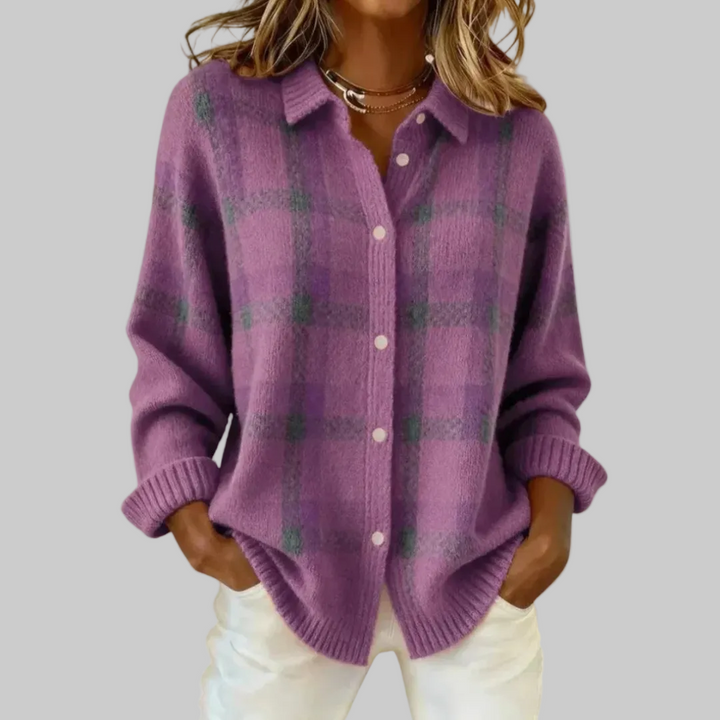 Heritage Check Cardigan