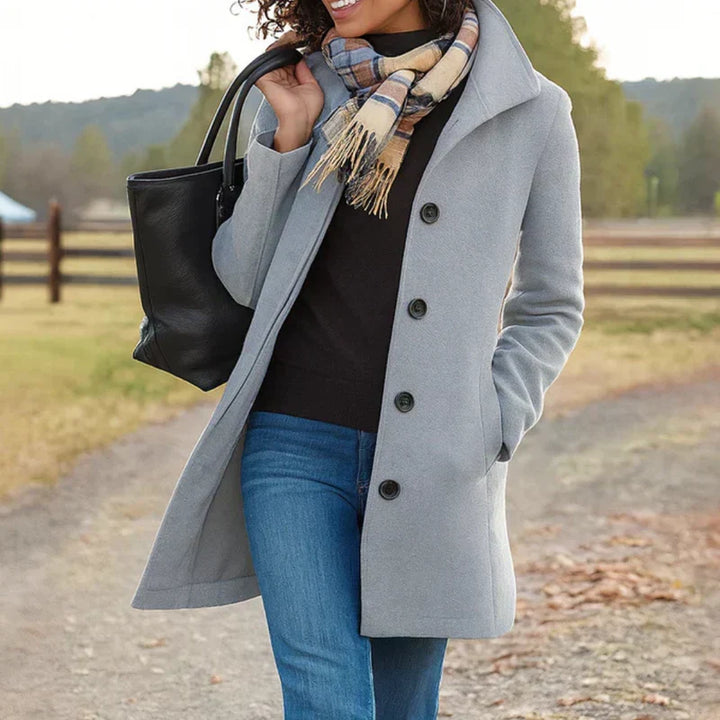 Women's Tailored Single-Breasted Coat