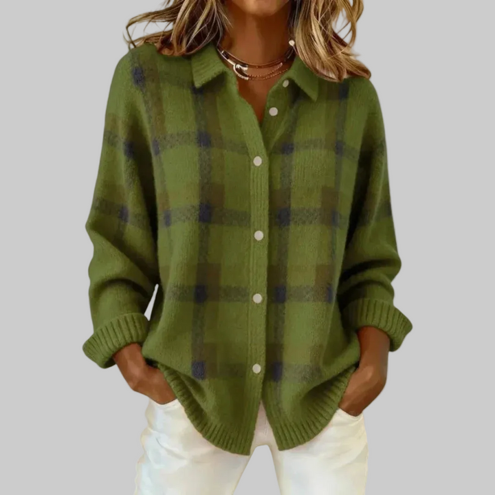 Heritage Check Cardigan