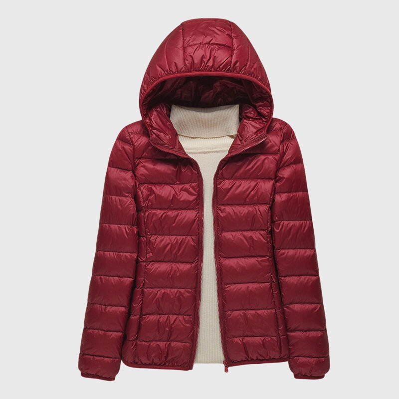 Ultra-Light Hooded Quilted Jacket