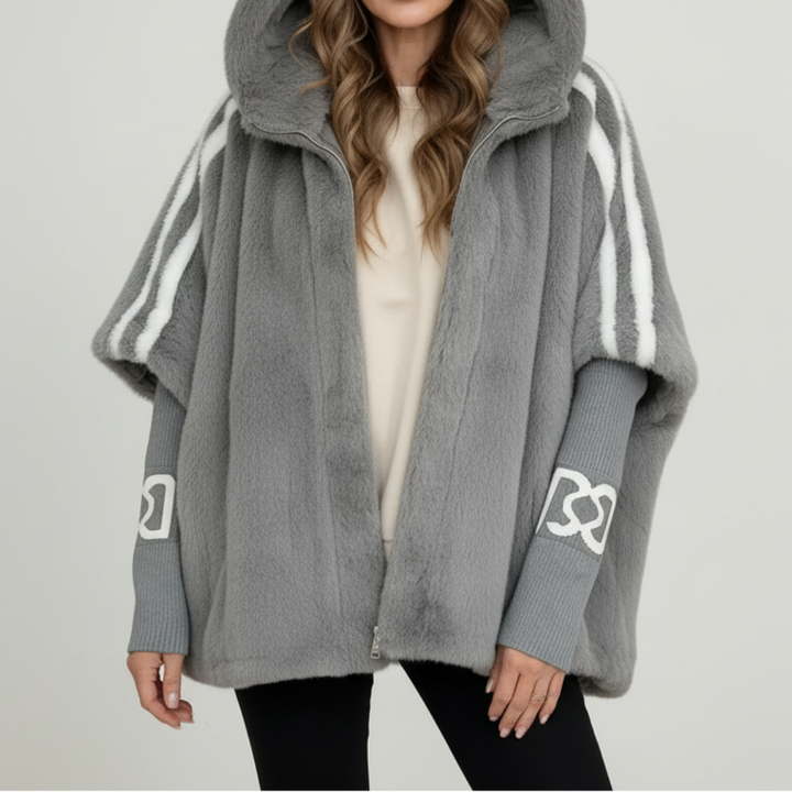 Hooded Faux Fur Jacket
