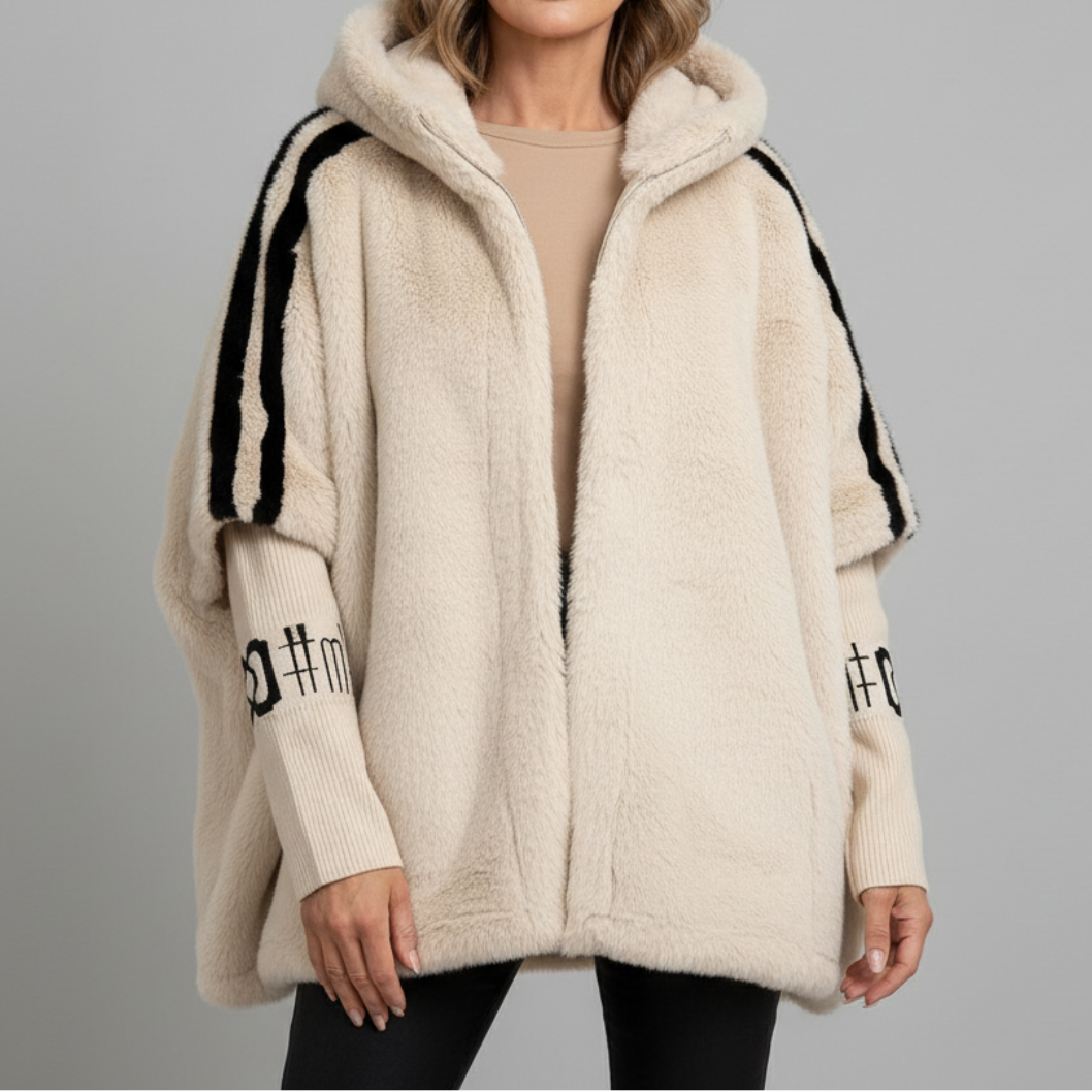 Hooded Faux Fur Jacket