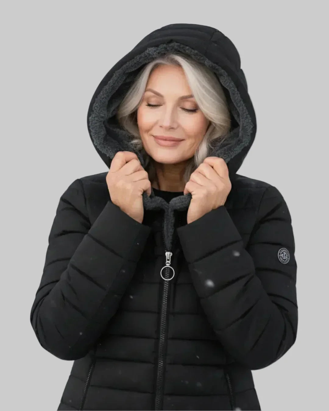 Hooded Quilted Padded Winter Coat