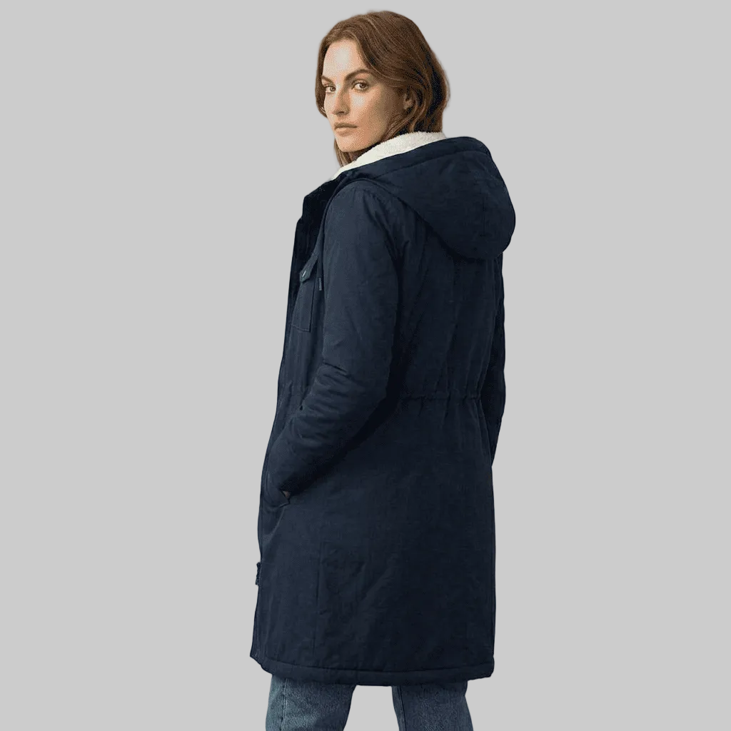 Hooded Longline Parka Coat