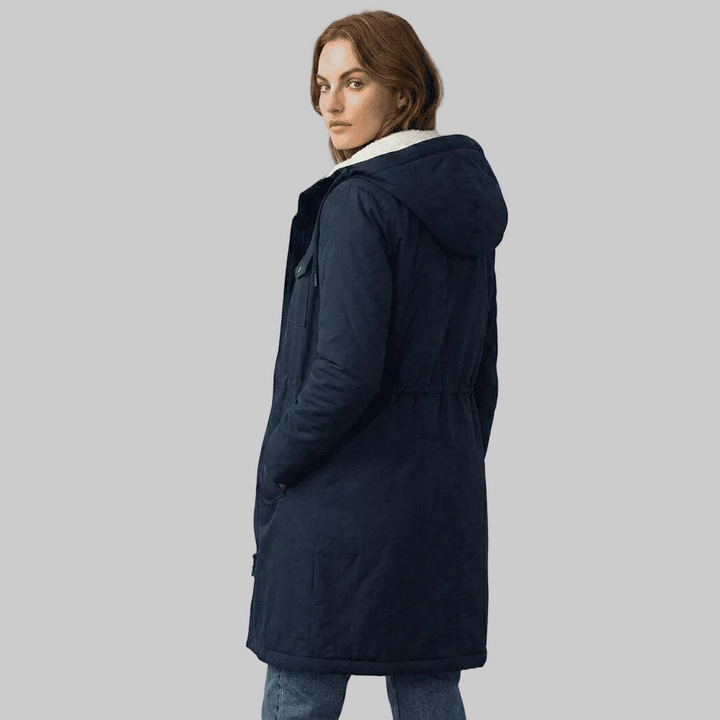 Hooded Longline Parka Coat