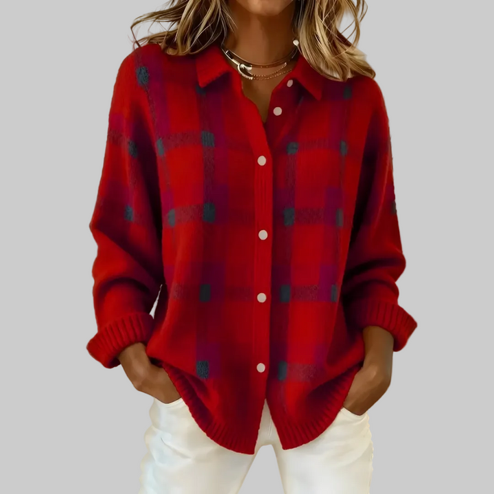 Heritage Check Cardigan