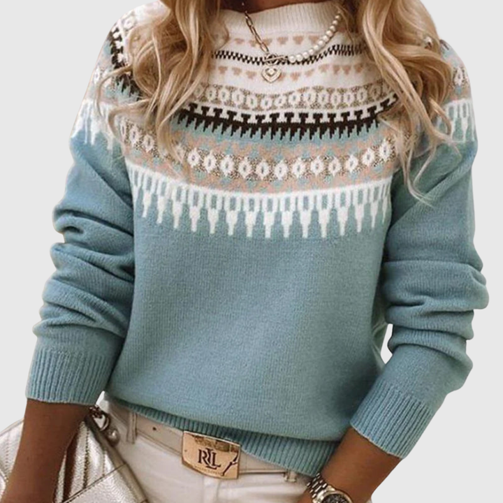 Lightweight Knit Sweater with Textured Pattern