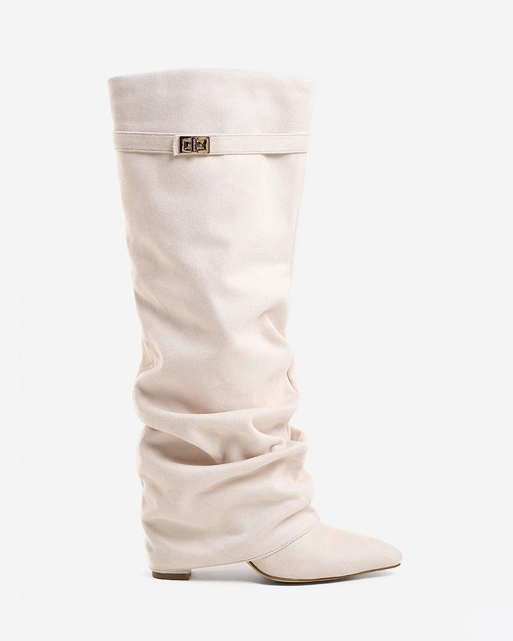 Women's Slouchy Suede Knee High Boots